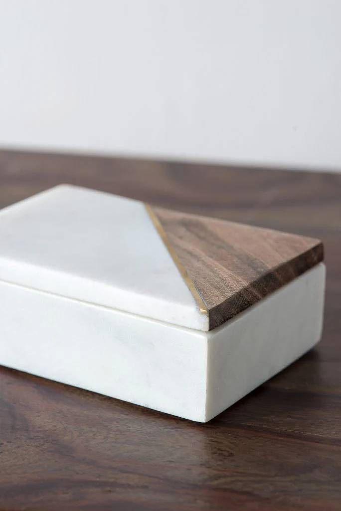 Decorative Marble Boxes - Set of 2 - Image 3