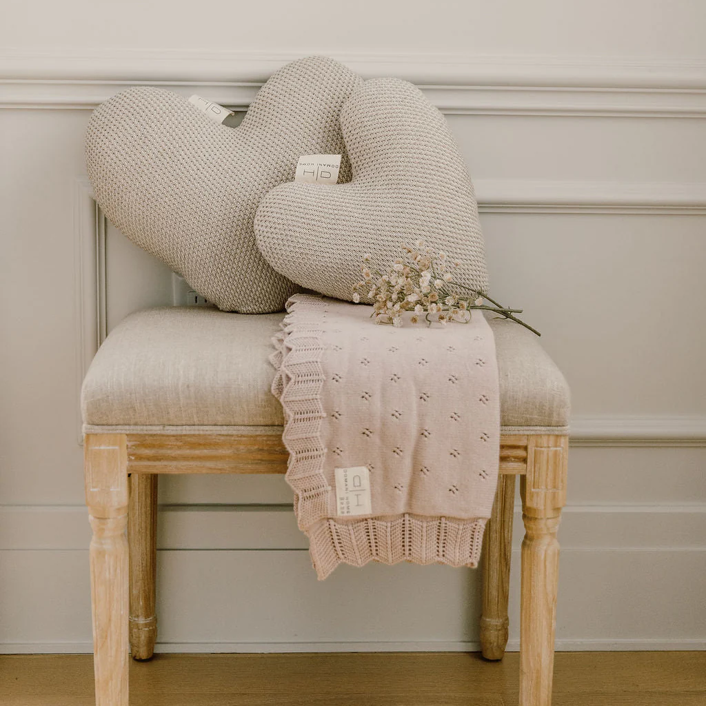 DH Brunello Heart Pillow - Image 3
