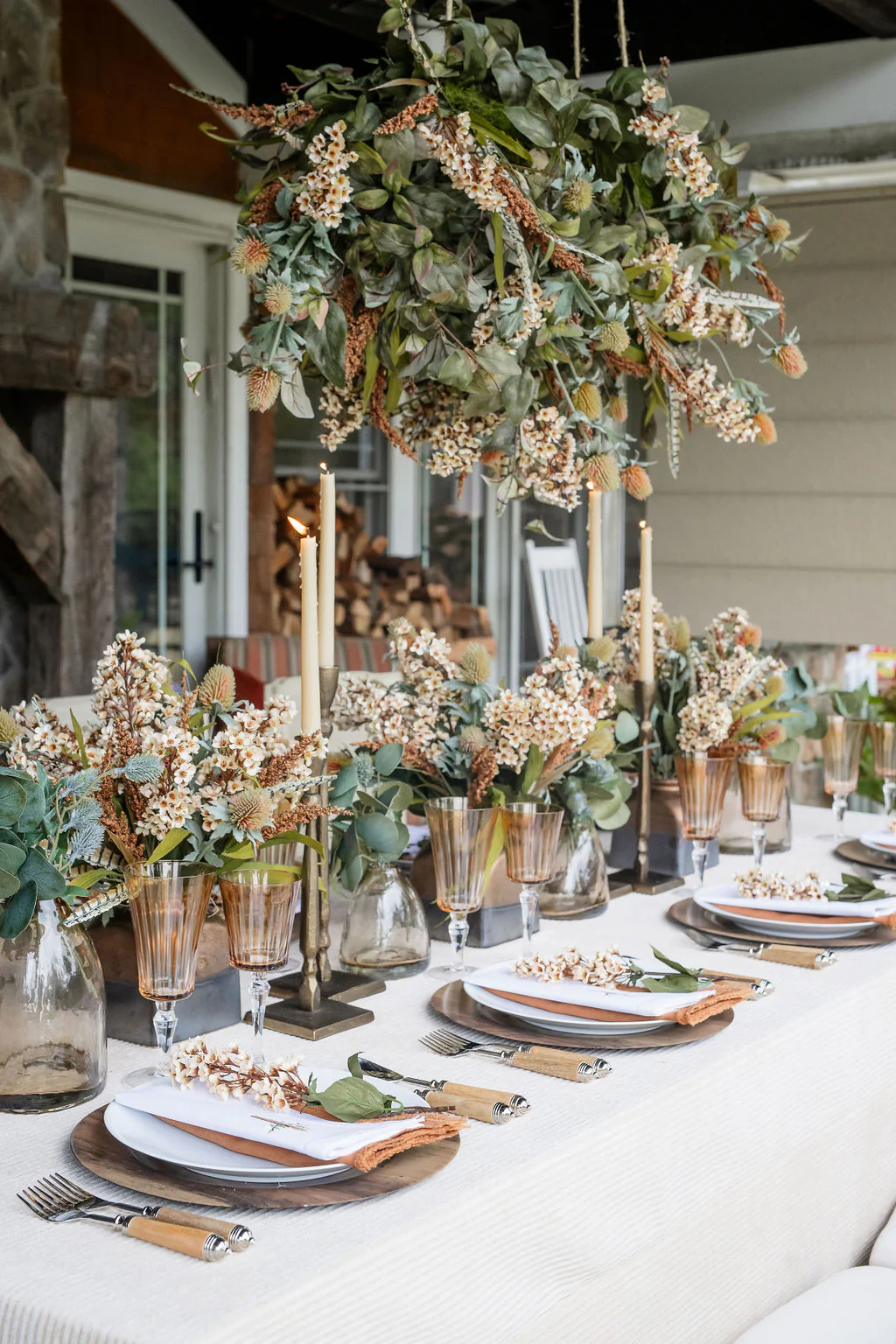 DH Rustic Thistle Blossom Chandelier - Image 2