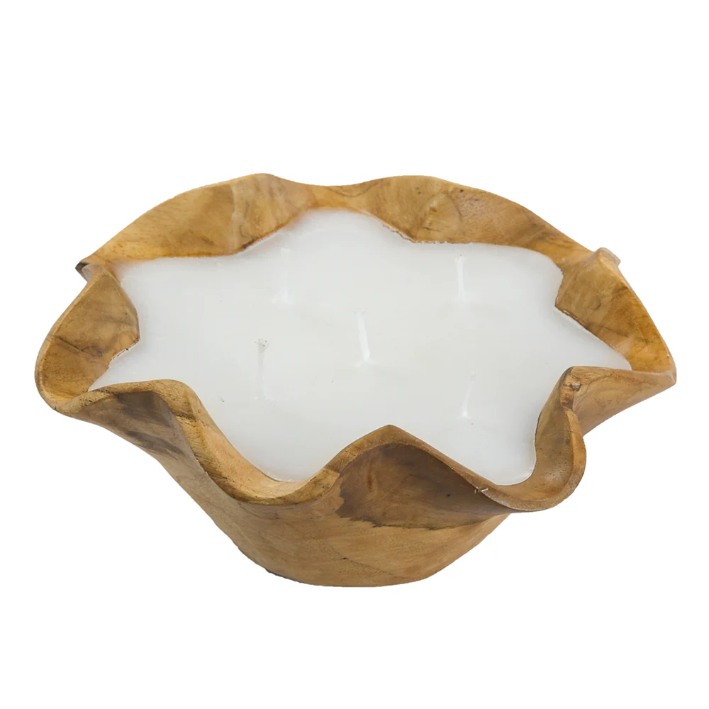 Teak Candle